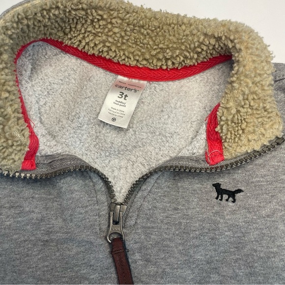 Carter’s 3T GRAY Pullover Sweat Shirt PRELOVED - Picture 4 of 7